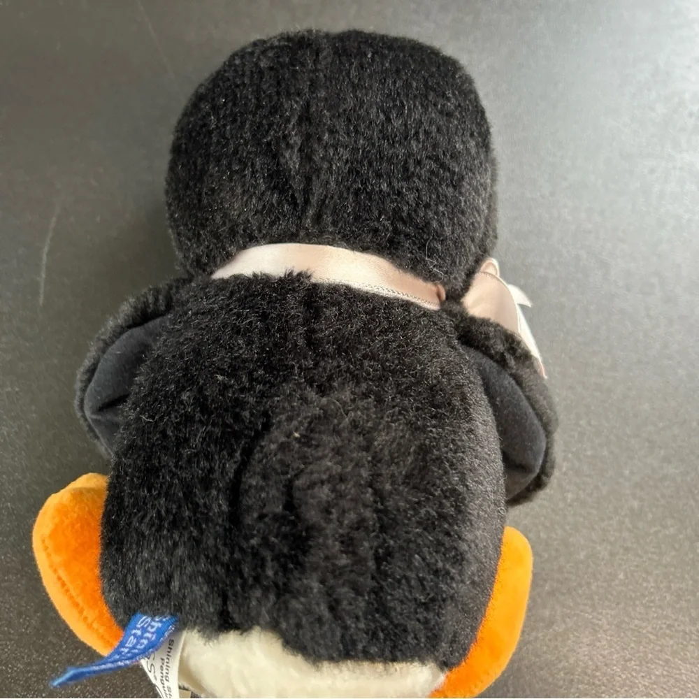 Russ 2006 Shining Stars  7” Tall Plush- Beanie Penguin Stuffy Stuffed‎ Animal
